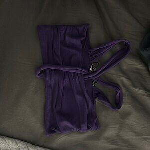 orange top. super cute for going out. Very cropped